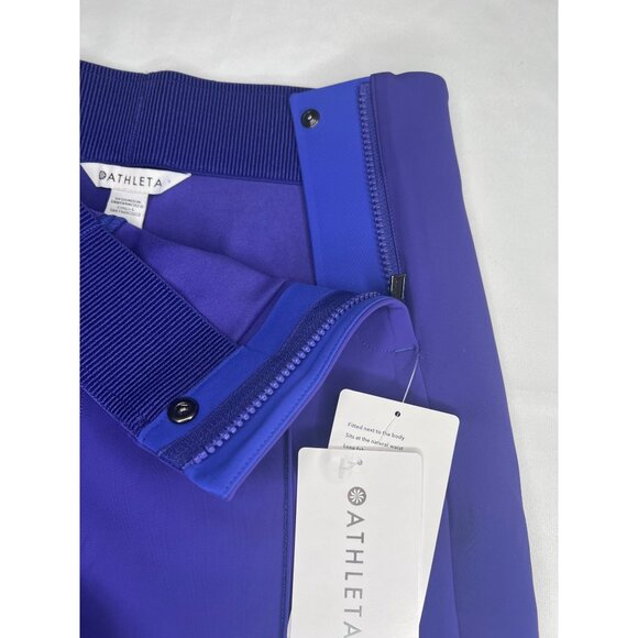 Athleta Glacier Snow Skinny Pant Purple Athleisure Wear Size 6 - Picture 9 of 17